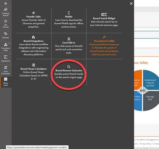 Screenshot of new browser extension page